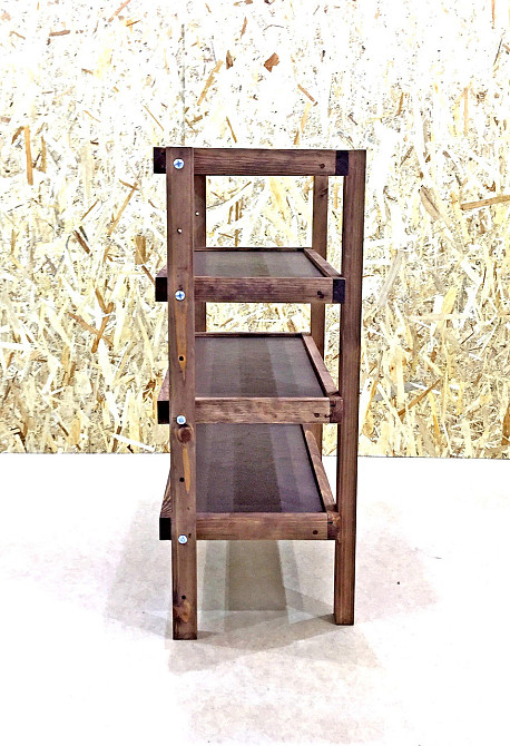 Етажерка розбірна "Честер" 4 полиці 30х60х80 капучино Миколаїв - фото 3