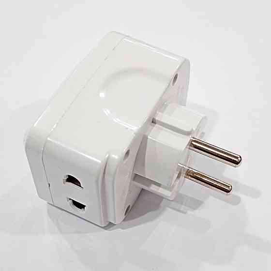 Универсальный адаптер 2в1, переходник+зарядка USB  / NK-823/ 7043 Днепр