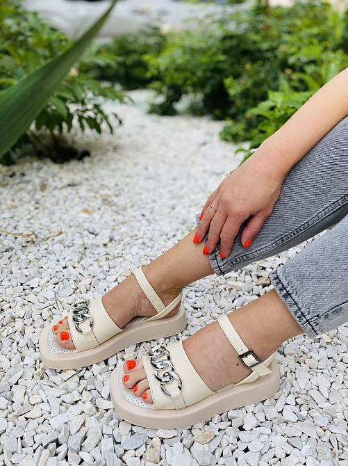 Asti Босоніжки жіночі ASTI P06 бежеві (літо, шкіра натуральна) (4432) Коломыя - изображение 6