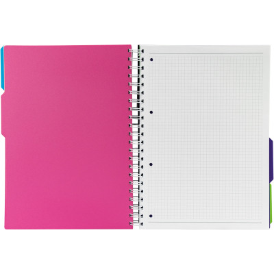 Блокнот Optima Universal A4 с разделителями и перфорацией, 120 листов, клетка (O20355-14) Винница - изображение 2