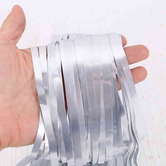 Дощик для фотозони матовий 3 м на 1 м сріблястий Київ