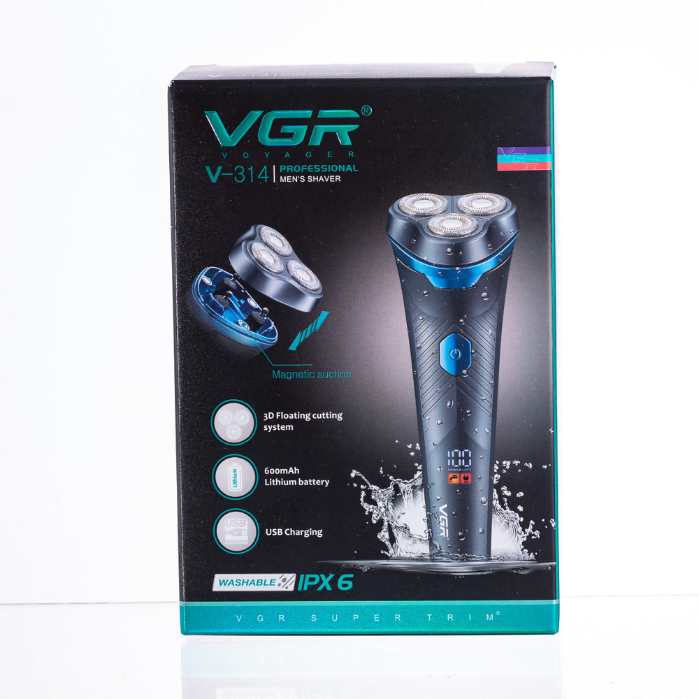 Электробритва VGR V-314 для сухого и влажного бритья Киев - изображение 6