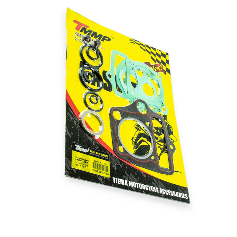 Прокладки мопед Дельта -100 с сальниками клапанов цилиндра Мукачево - изображение 1