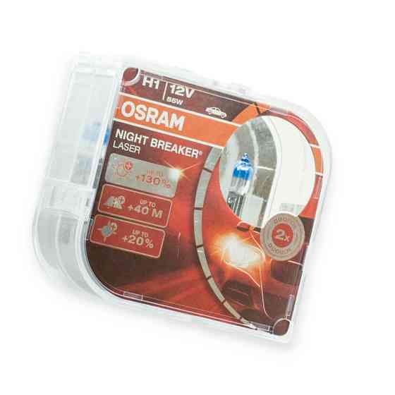 Автолампа H1 12V 55 W Night Breaker Lazer 130% (2шт) PRC Мукачево