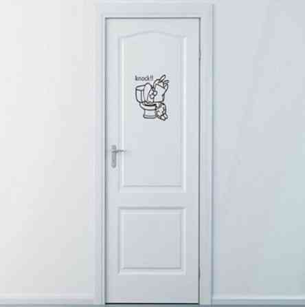 Наклейка в туалетну кімнату Київ