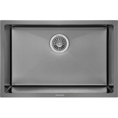 Мойка кухонная GRANADO Under top L STEEL S201 black (GS09201B) Винница - изображение 1