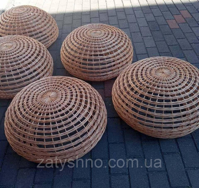 Люстра плетена куля з лози Київ - photo 1