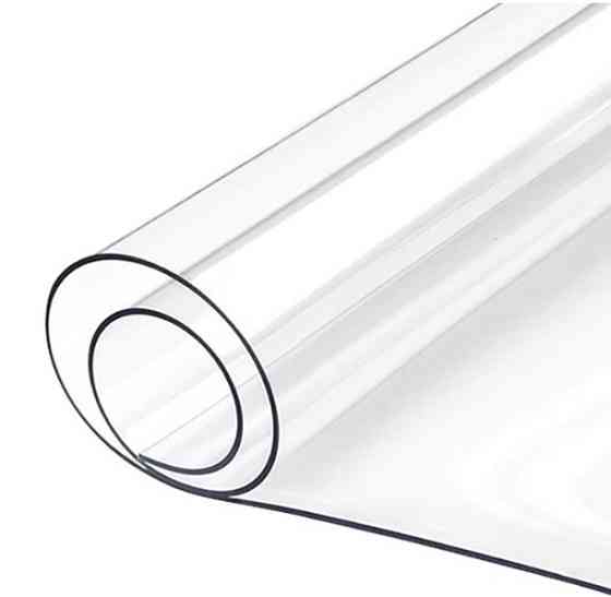 М'яке скло Прозора силіконова скатертина на стіл Soft Glass 1.0х2.0м (товщина 1.5мм) Вінниця