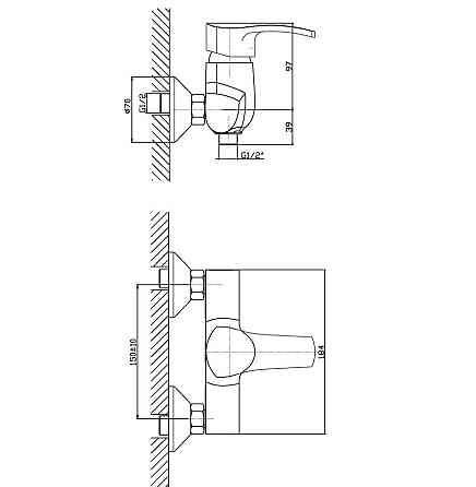 Змішувач для душа Haiba Focus 003   ( HB0113 ) 32845 Харьков