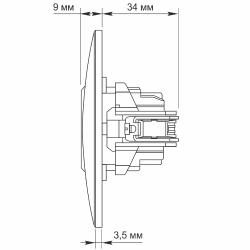 BINERA крем Розетка внутрішня 1-а із заземленням Videx Житомир - изображение 7