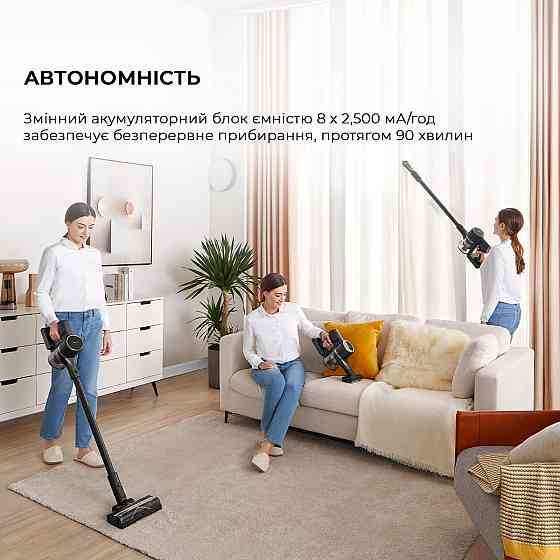 Акумуляторний пилосос Dreame R10 Pro Aqua (VZV15A) ( Сірий ) Харків