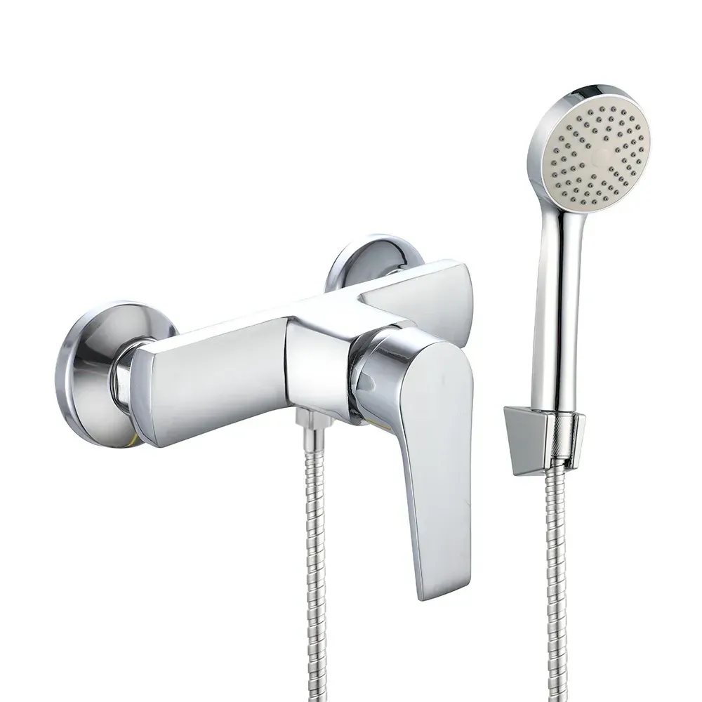Змішувач для душу з гарнітуром WEZER VRL513-10 хром Київ - фото 1