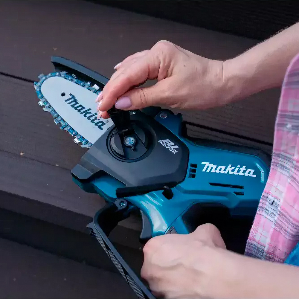 Професійна акумуляторна ланцюгова пила Makita DUC101Z : шина 100 мм (без АКБ) Київ - фото 7