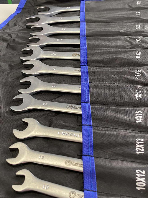 Набор ключей рожковых 8-32 мм 11 шт. в чехле СТАНДАРТ-NKR11STA-S Одесса - изображение 2