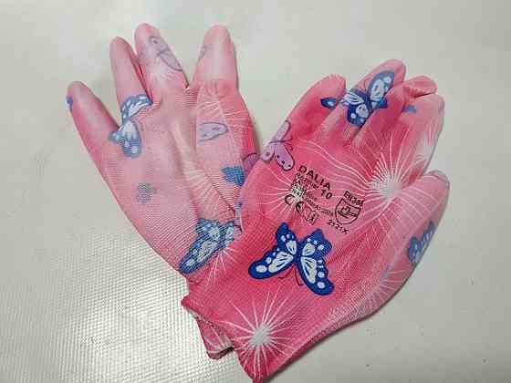 Рукавички робочі DALIA 2121X жіночі рожеві квітка Вінниця