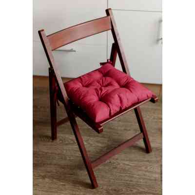 Подушка на стілець Прованс Фібра бордо 40х40 см (029611) Вінниця