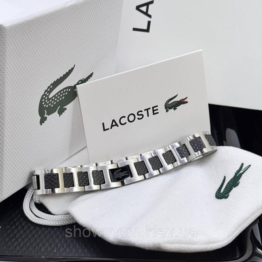 Мужской стильный браслет Lacoste, Лакоста (40190) Киев - изображение 1