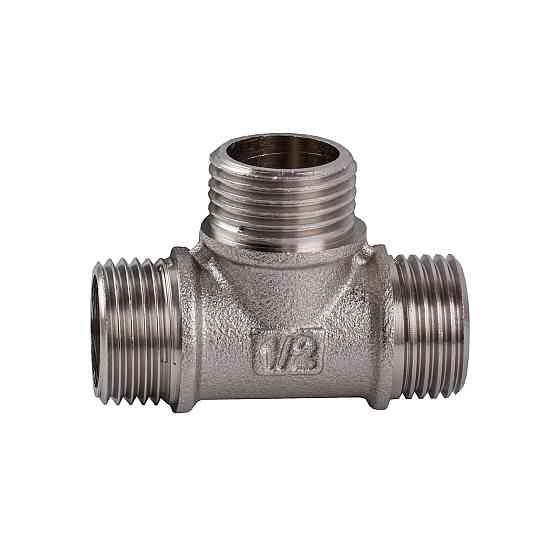 Трійник 1/2″ННН нікельований NT332S OPTIMUM (000030809) Киев