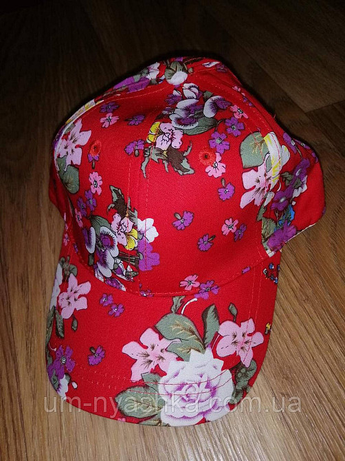 Бейсболка кепка підліткова Квіти 52-54р. Кривий Ріг - фото 4