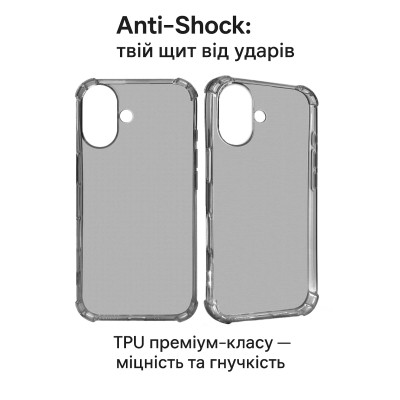 Чохол до мобільного телефона BeCover Anti-Shock Apple iPhone 17 Grey (713794) Вінниця - фото 2