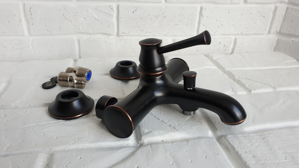 Змішувач для ванни Imprese Podzima Zrala ZMK02170804, чорний Київ - фото 4