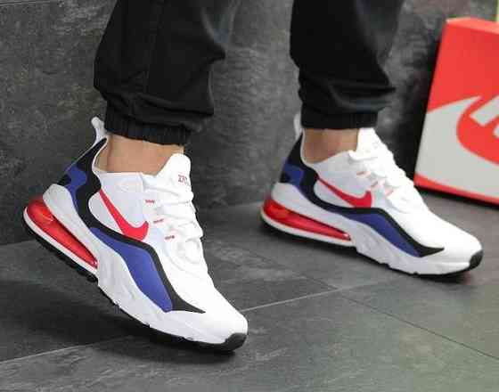 Кроссовки Nike 270 Сеточка Мужские Белые Найк с Амортизацией (размеры: 41,42,43,44,45) Видео Обзор - 53-5 Днепр