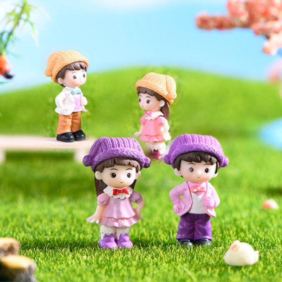 Набір фігурок дітей Бузковий стиль 5.1 х 3.2 см Одеса