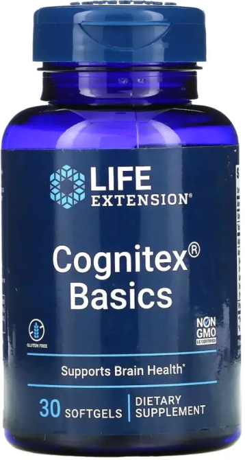 Підтримка пам'яті та когнітивної функції Life Extension Cognitex® Basics 30 softgels Київ - фото 1