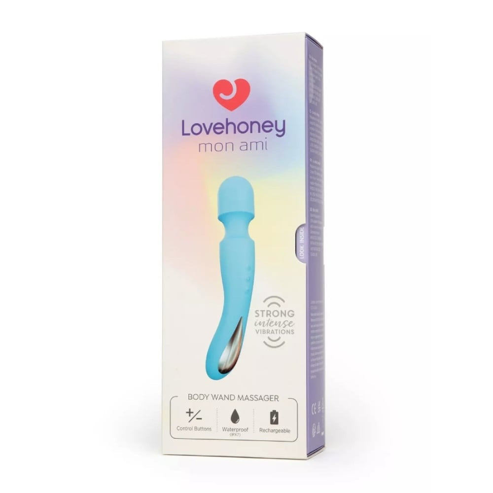 Вибратор-микрофон Lovehoney Mon Ami body для тела, голубой Sex Aura Киев - изображение 5