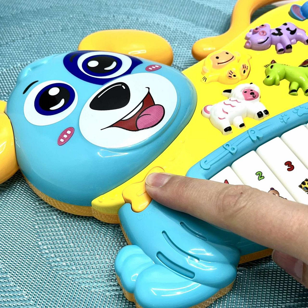 Піаніно Limo Toy Собачка 28 см Блакитне (FT 0013) Чернігів - фото 5