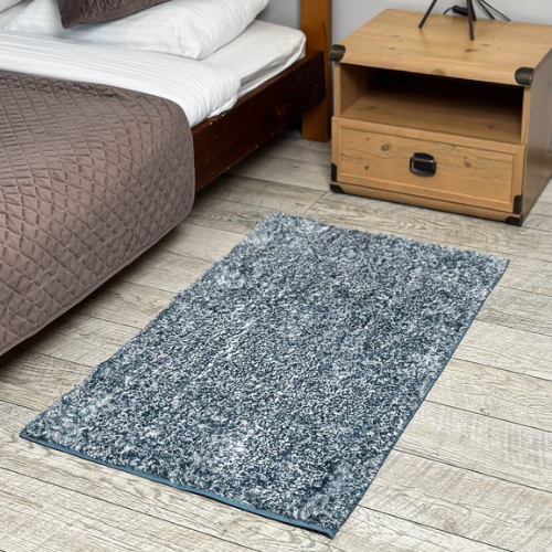 Килимок для ванної 60*100см Comfort синій поліестер Дариана Житомир