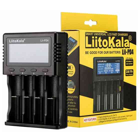 Зарядное устройство для аккумуляторных батареек LiitoKala Lii-PD4 (2000990126979) PI-63 Львов