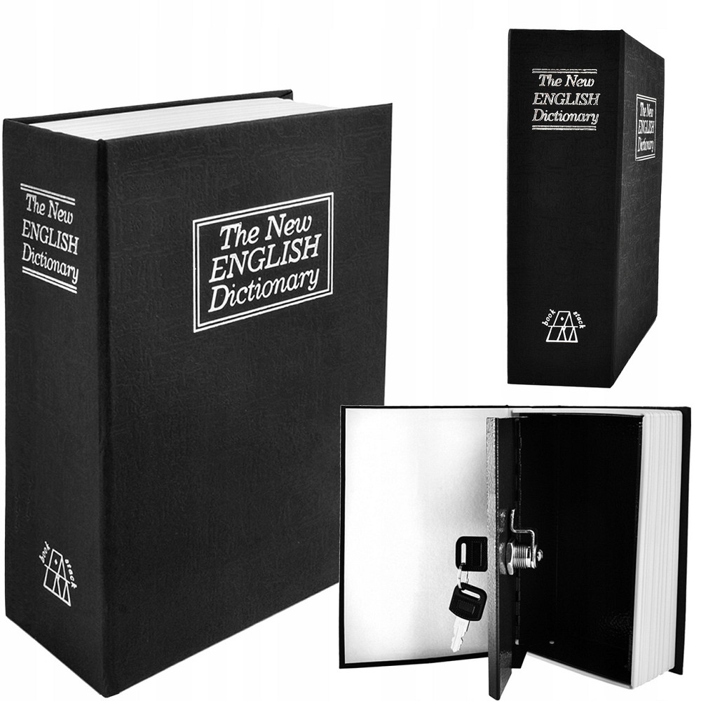 Сейф металевий у вигляді книги з 2 ключами 18х11.5 см Malatec (6148) Нововолинськ - фото 1