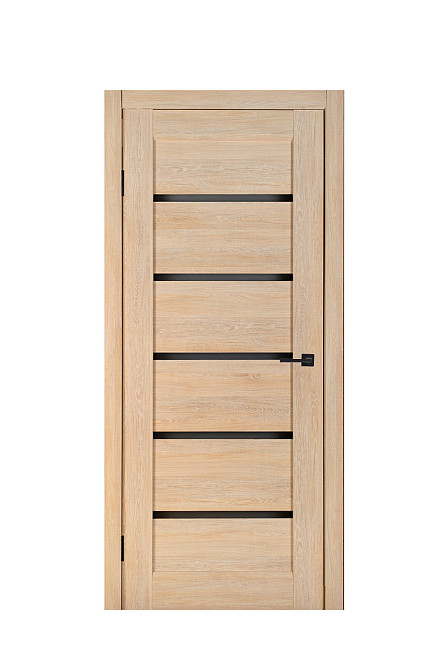 Дверь Реликт Лайн 30 Золотистый + Черное стекло 60*200 см Классические межкомнатные двери Киев - изображение 1