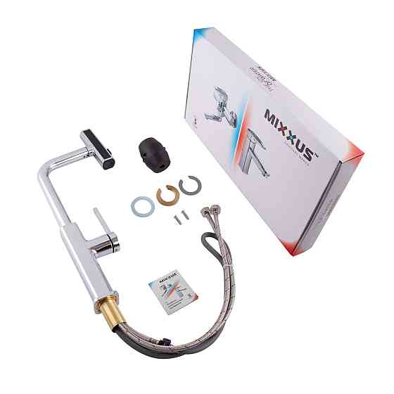 Кухонний змішувач з висувним виливом Mixxus Premium HAMMER 014 MI6953 Харків