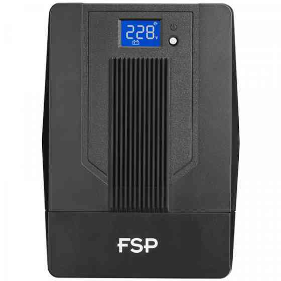ДБЖ FSP IFP1500, 1500ВА/900Вт, Schuko*2+IEC C13*2+USB+USB Cable, LCD, AVR, Black (PPF9003100) Київ