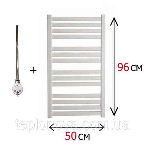 Електрична Рушникосушка Плоска Біла 960х500 Terma Marta Чернівці