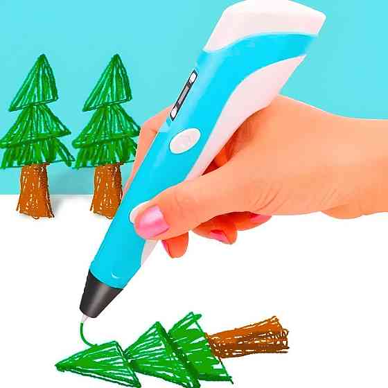 Набор 3D-ручка с трафаретами и планшетом,от сети,3DPEN-6,Цвет ручки Рандом SBR Киев