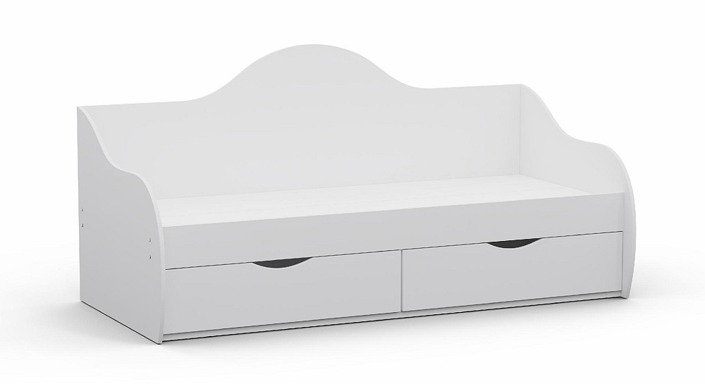 Ліжко односпальне L-2, Білий, 1932х900х954 Львів - фото 1