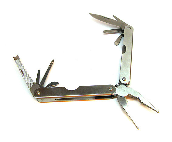 Нож универсальный плоскогубцы с набором инструментов 9 в 1 Киев - изображение 1