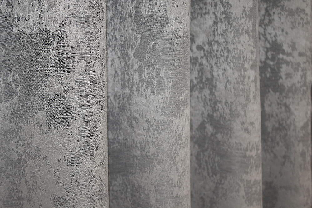 Комплект коротких штор VR-Textil Жакард Sultan XO № 1125ш 2 шт 130х170 см Сірий (35-0039) Київ - фото 7