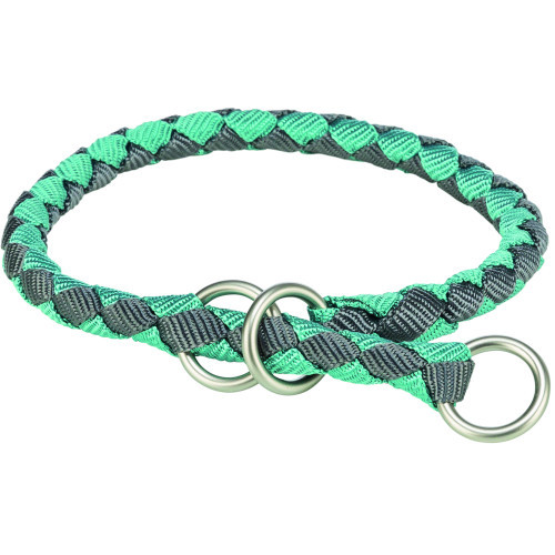 Нашийник Trixie Cavo для собак напівудавка M–L 43–51 см діаметр 18 мм аква-графіт Київ - фото 1