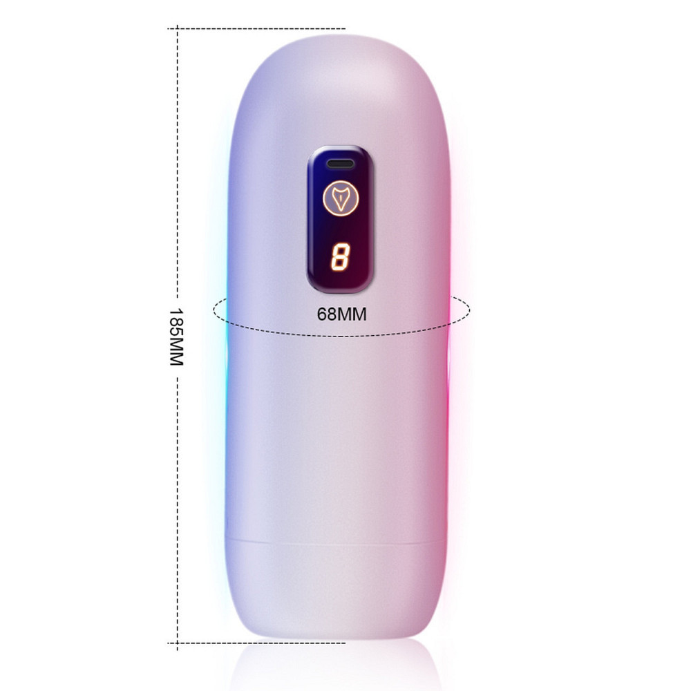 Мастурбатор - USB Rechargeable, 8 vibration functions Sex Aura Київ - фото 9