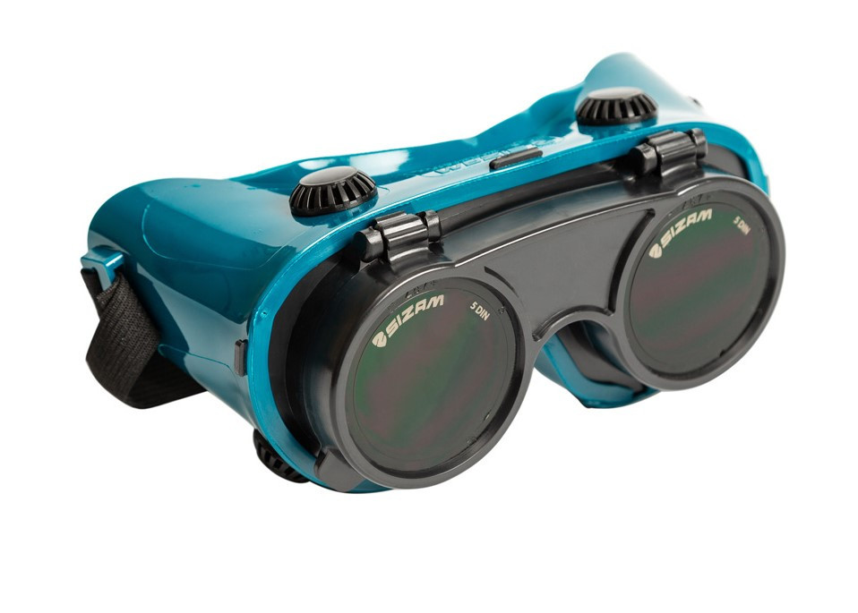 Окуляри для зварника закритого типу з відкидними лінзами і непрямою вентиляцією Sizam Vulcan Vision 2780-01 Рівне - фото 3