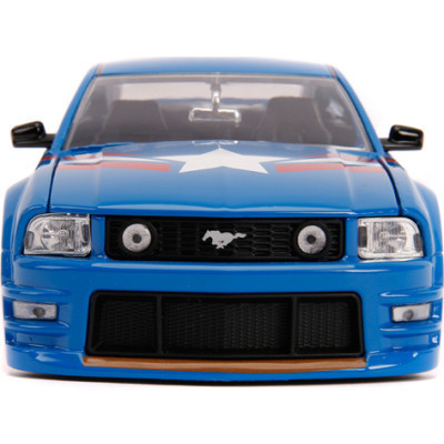 Машина Jada металлическая Марвел Мстители Ford Mustang GT (2006) + фигурка Капитана Америки 1:24 (253225007) Винница - изображение 12