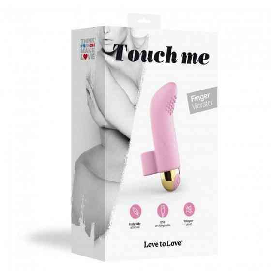 Вибратор на палец Love To Love TOUCH ME ROSE перезаряжаемый, мощный мотор Sex Aura Киев