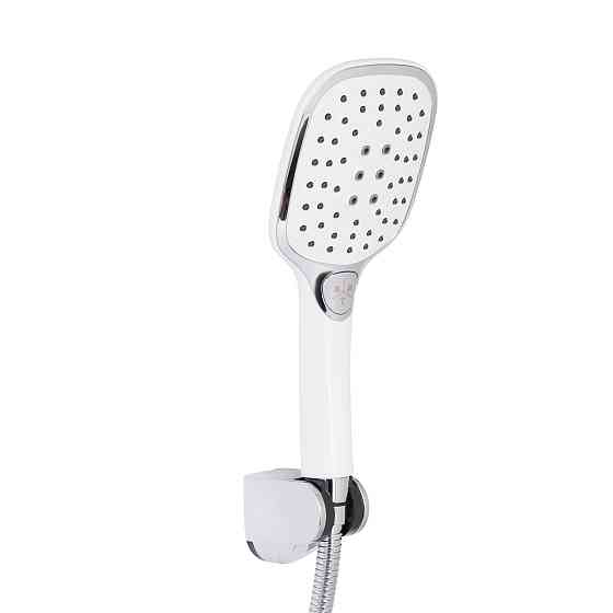 Змішувач для ванни Qtap Grand (з душовим гарнітуром) QTGRAWCR006 Chrome/White Київ