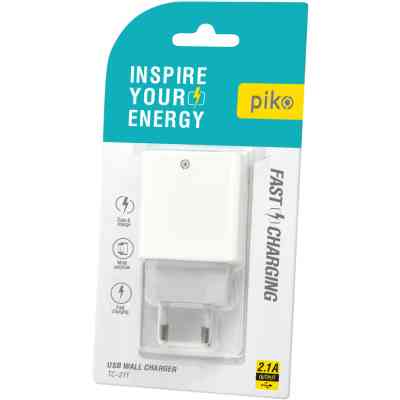 Зарядное устройство Piko TC-211 (1USB2,1A) (1283126515156) Винница