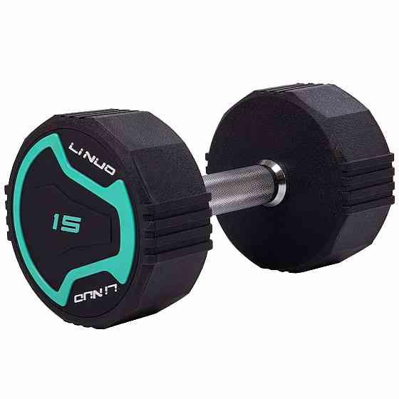 Гантель 15 кг цільна професійна LI NUO-3614-15 Київ