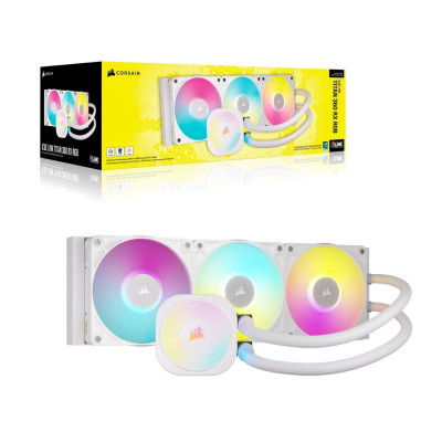 Система жидкостного охлаждения Corsair iCUE LINK TITAN 360 RX RGB White (CW-9061021-WW) Винница - изображение 7